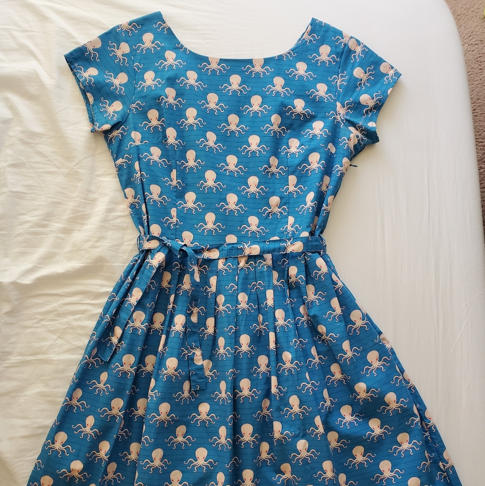 Octopus print dress.